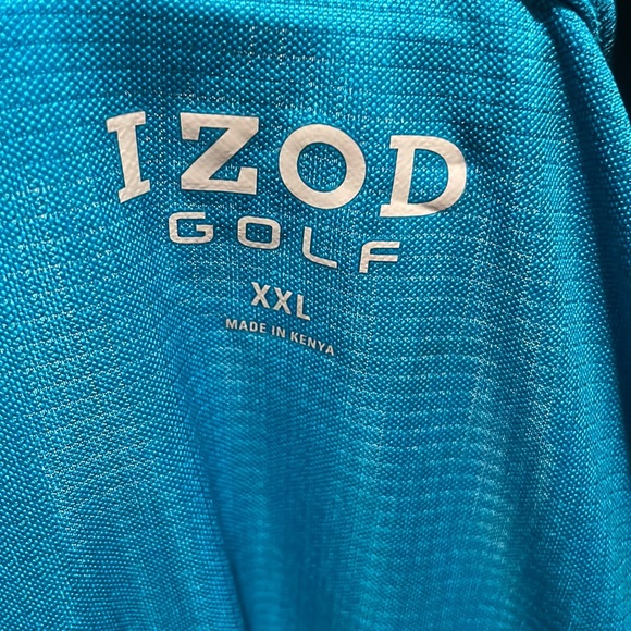 Izod Golf XXL Men’s shirt “Caribbean Sea” - Picture 4 of 4